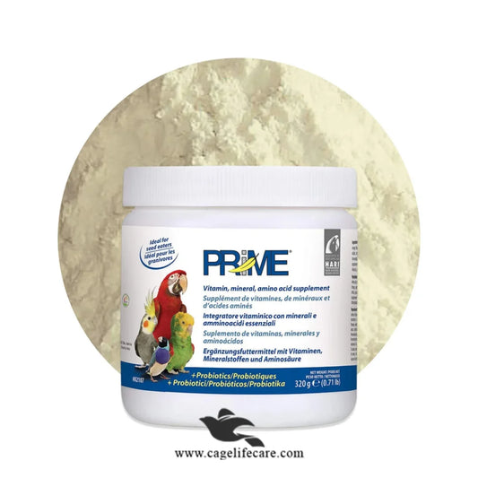 Prime Vitamin – Full Spectrum Supplement for Birds 320g Box and Loose Packing