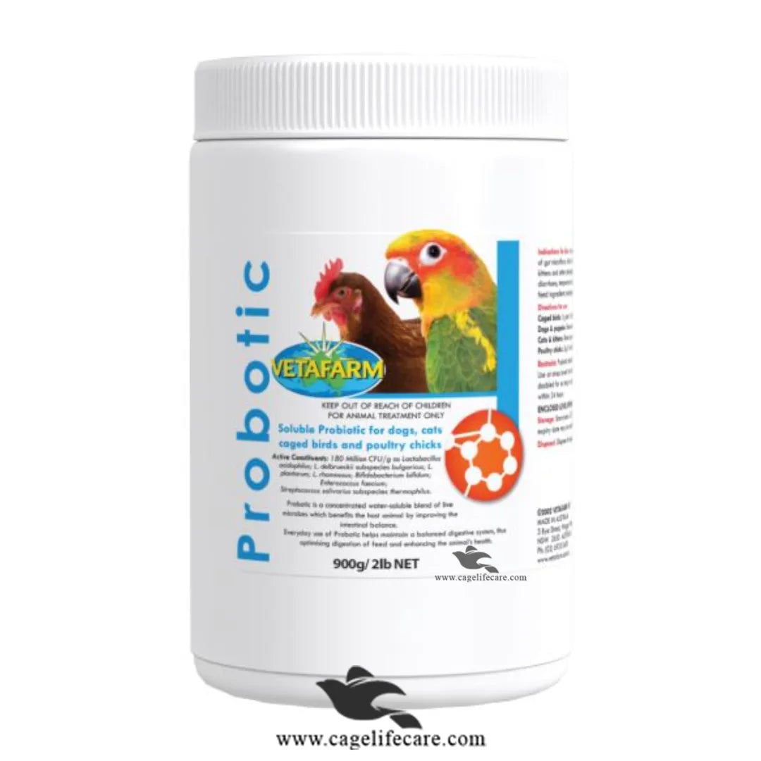 Probotic – Blend of Seven Live Microbes for Birds & Animals Probiotic for chickens birds and livestock 900g Box and Loose Packing