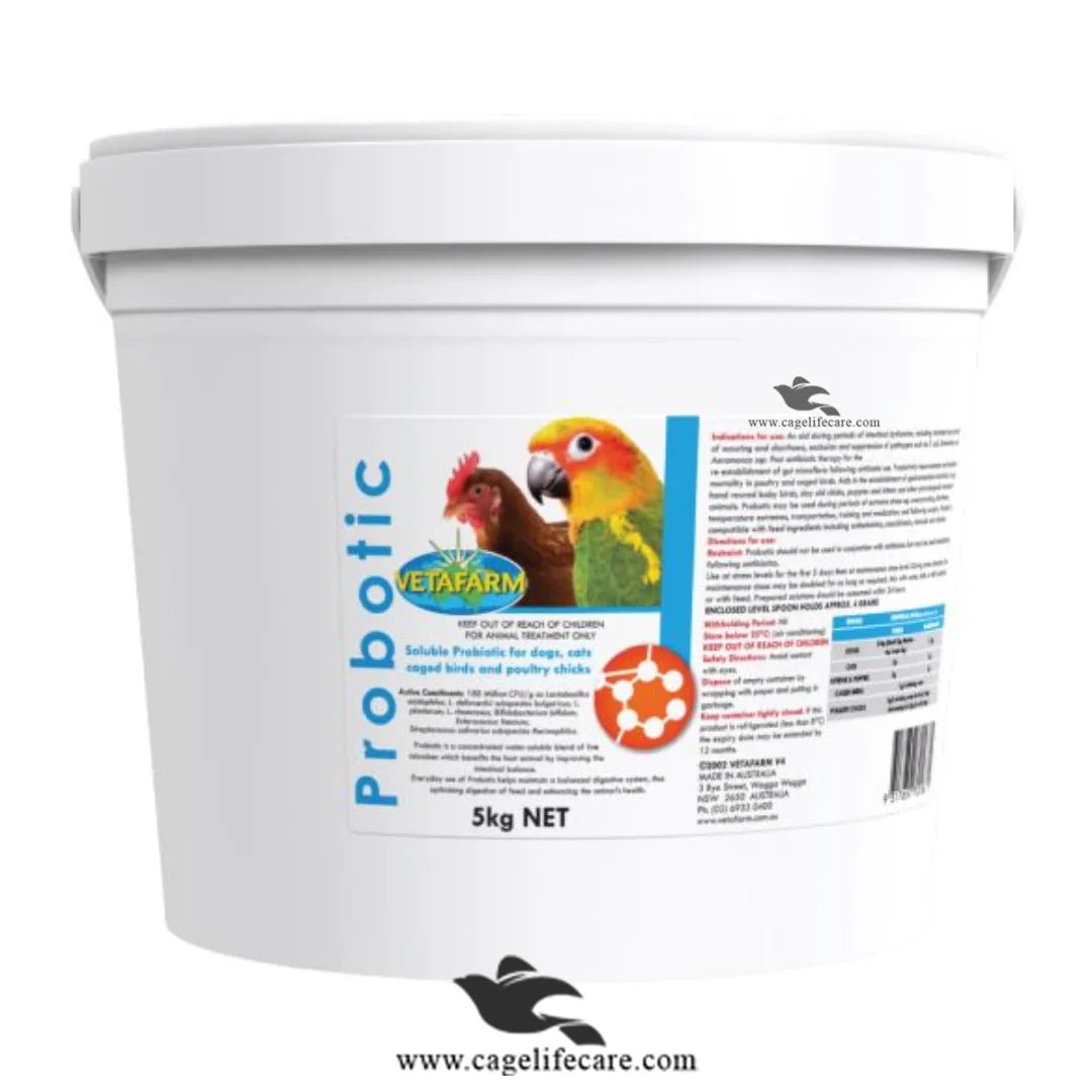 Probotic – Blend of Seven Live Microbes for Birds & Animals Probiotic for chickens birds and livestock 5kg Box and Loose Packing