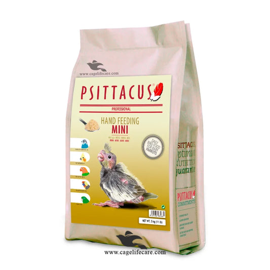 Psittacus Mini – Hand Feeding Formula for Small Birds 5 kg bag and Loose packing