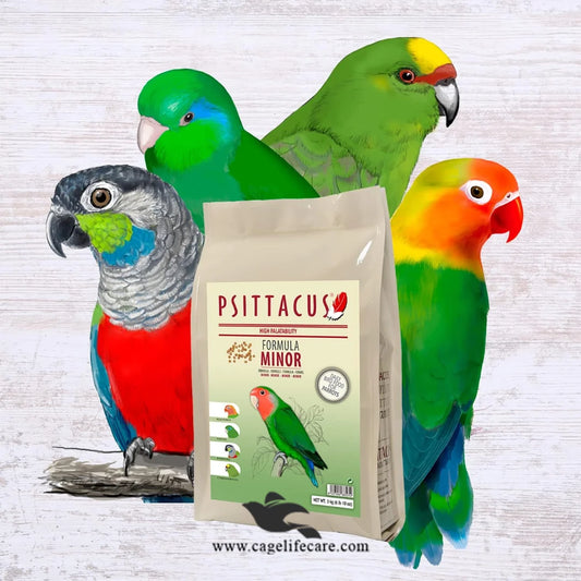 Psittacus Pellets Minor Formula – Complete Nutrition for Small Parrots