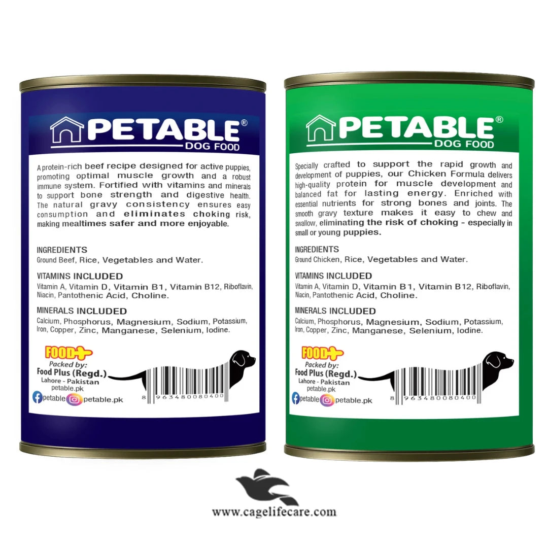 Puppy Classic Gravy Tin – Beef & Chicken Flavor 400g