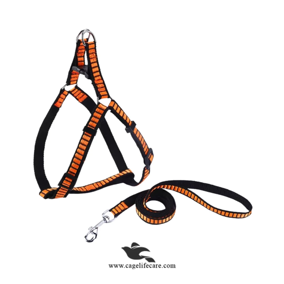 Puppy Reflector Harness with Leash Set – Adjustable (Imported)