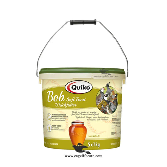 Quiko Bob Soft Feed – For Quail, Pheasants & Ground Birds - 5 Kg Pack