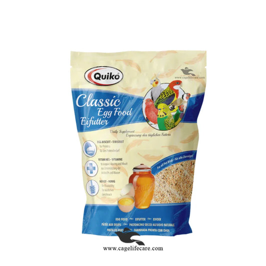 Quiko Classic Egg Food – Power & Rearing Food for Birds - 500g Pack