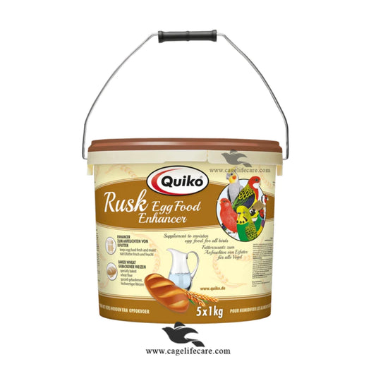 Quiko Rusk – Special Feed Additive for Moistening Egg Food - 5 kg Pack