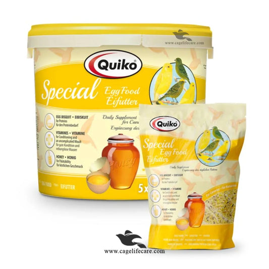 Quiko Special Honey Egg Food – Strength & Rearing Food for Canaries & Finches