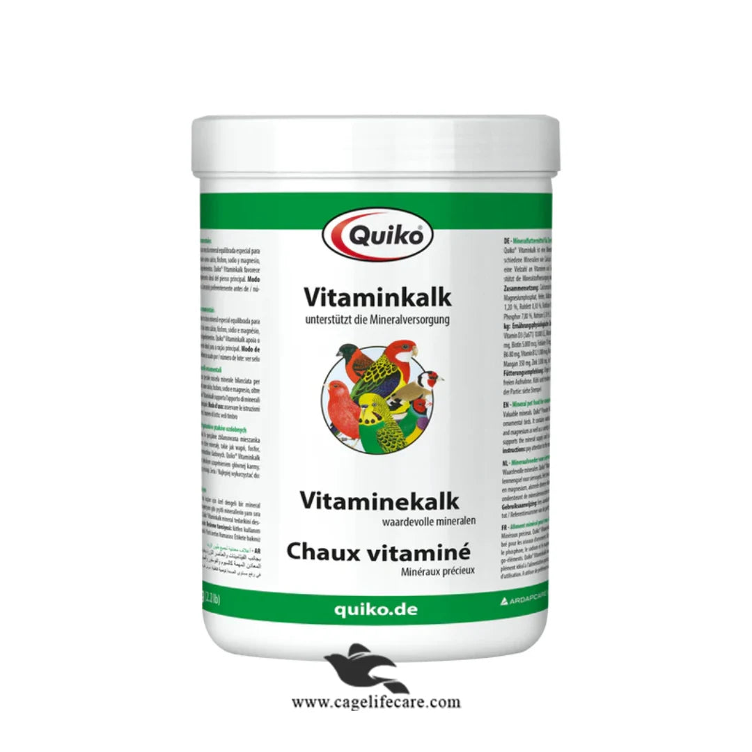 Quiko Vitamin Powder Mix with Grit – Nutritional Supplement for Birds 500g