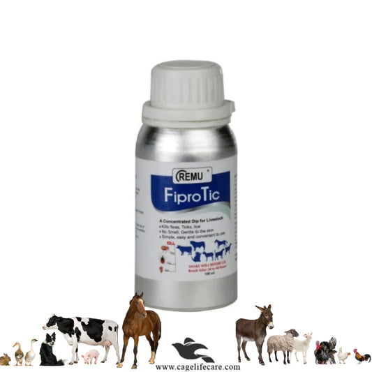 Remu Fiprotic Dip – Concentrated Flea, Tick & Lice Treatment for Pets & Livestock