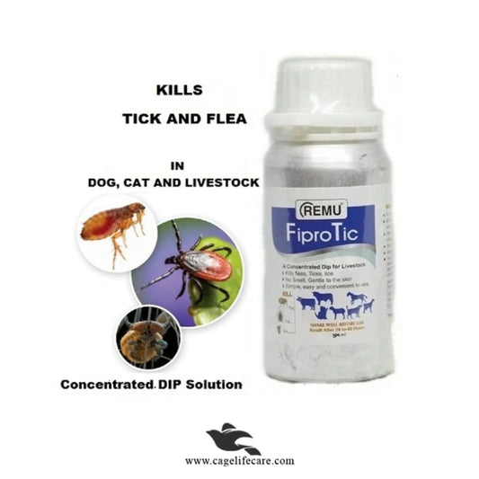 Remu Fiprotic Dip – Concentrated Flea, Tick & Lice Treatment for Pets & Livestock