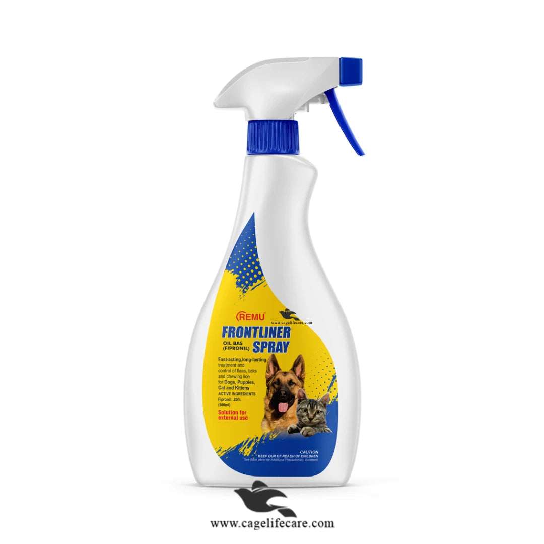 Remu Frontliner – Tick & Flea Spray for Dogs & Cats