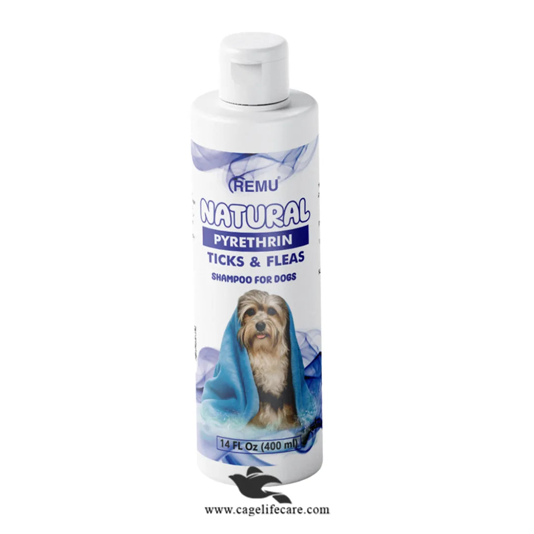 Remu Natural Shampoo for Dogs & Puppies 400ml TICKS & FLEAS
