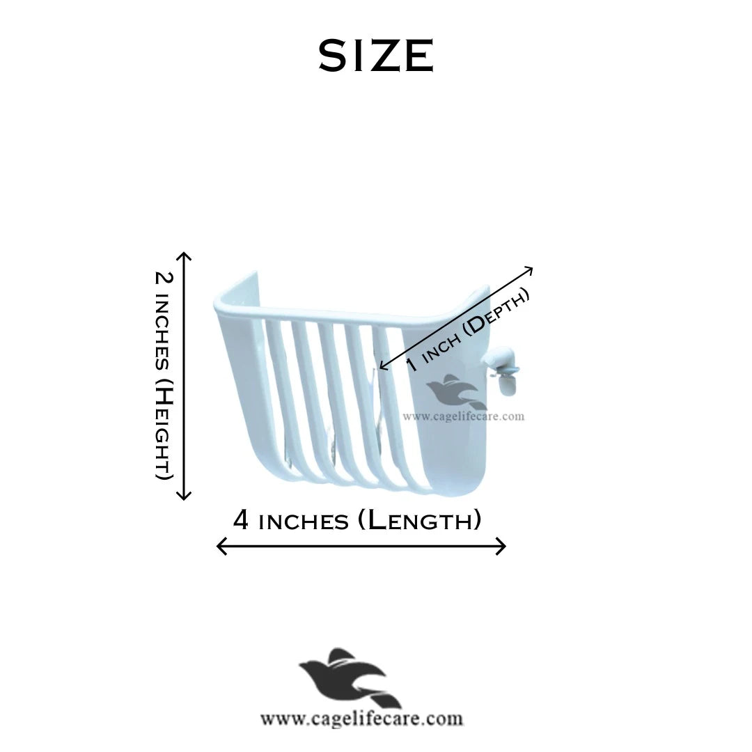 Salad & Nesting Rack For Small Birds Size Diemension