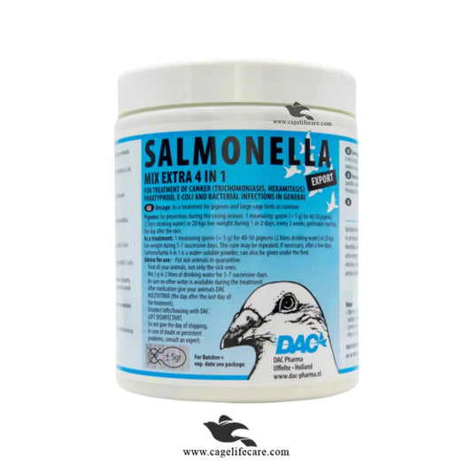 Salmonella 4 in 1 – Treatment of Bacterial Infections in Birds