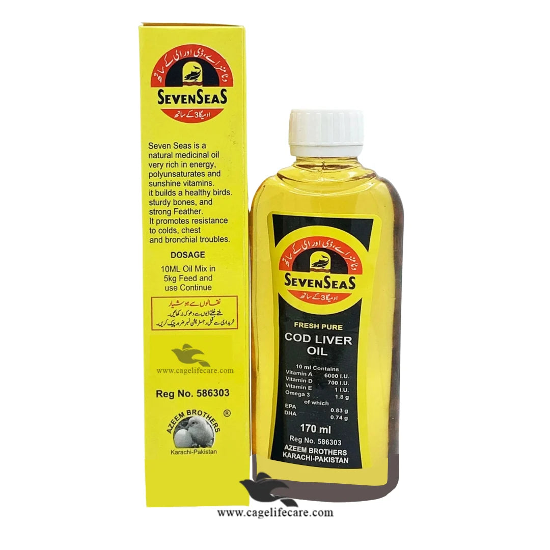 Seven Seas Cod Liver Oil – Premium Supplement for Birds