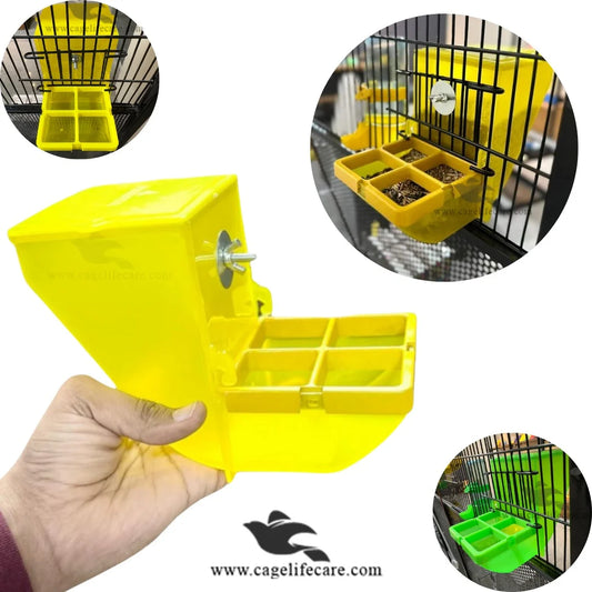 Slider Seed Hopper for Birds – Auto Seed Container