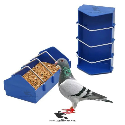 Small Plastic Grill Feeding Tray 20cm - for Birds Pigeons and Poultry