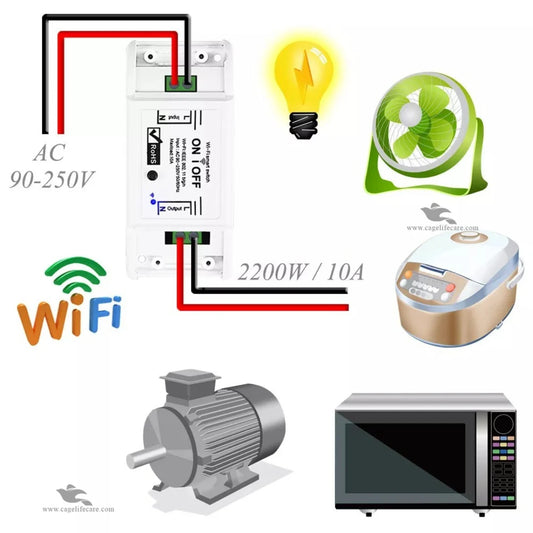 Smart Life WiFi DIY Smart Switch 10A – 2CH Pro R2