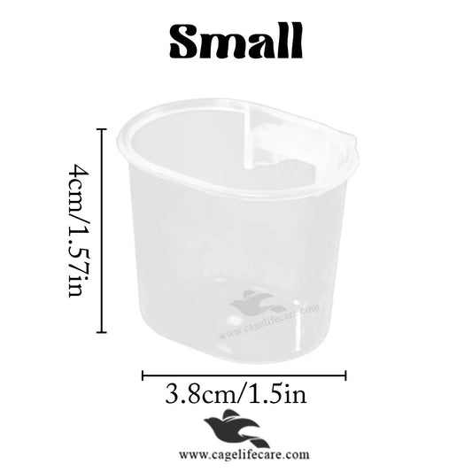 Soft Food and Grit Pot For Small Birds