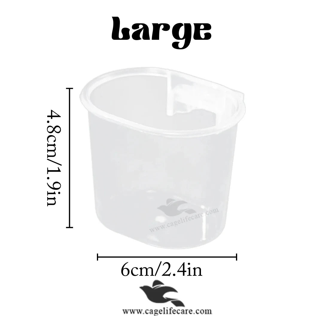 Soft Food and Grit Pot For Small Birds