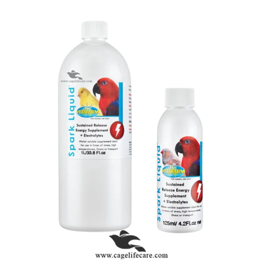 Spark Electrolyte – Sustained Release Energy & Hydration for Birds