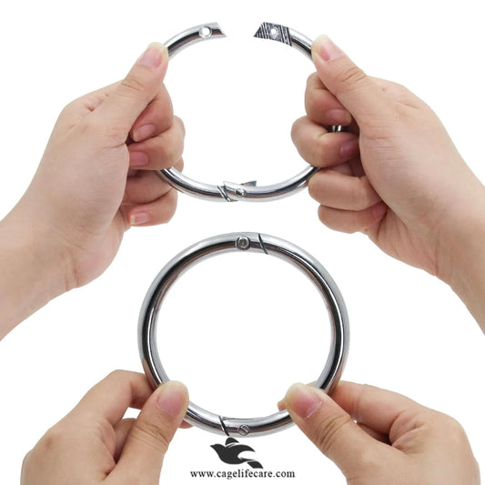 Stainless Steel Bull Nose Ring – Cow Nose Ring Livestock Equipment for Cattle Control & Farm Use