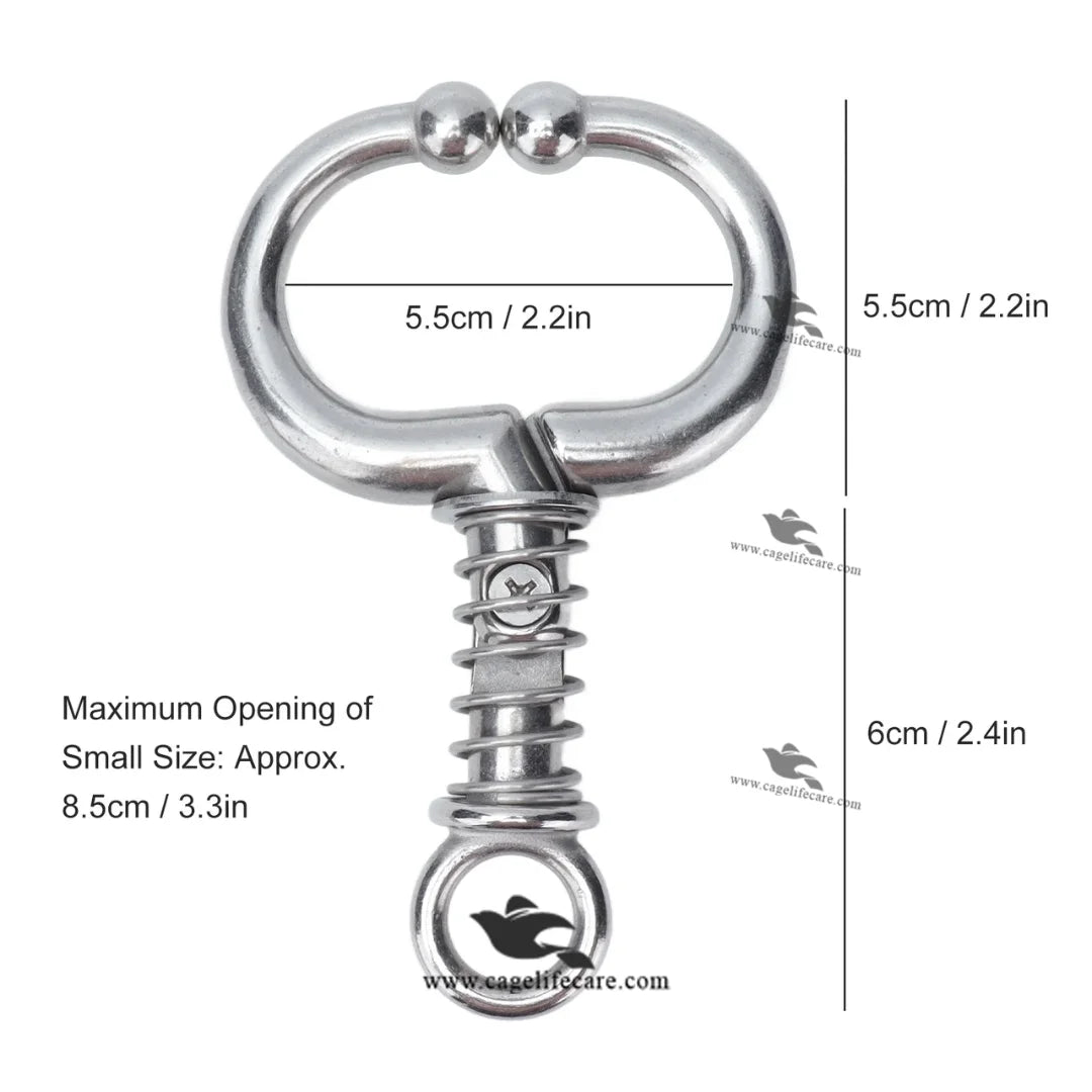 animal handling bull nose ring