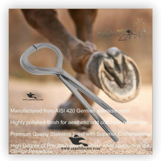 Veterinary hoof testing tool for cows and buffaloes