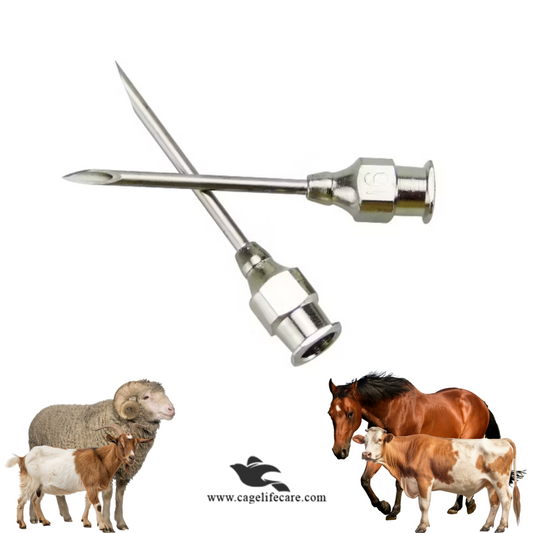 Stainless steel injection needles for cows sheep goats and livestock