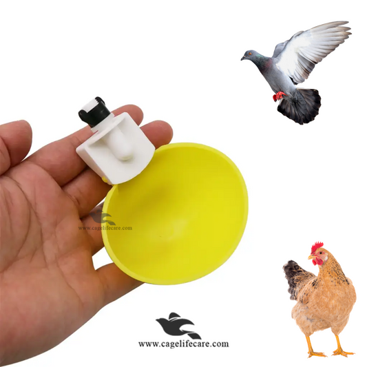 Straight Nozzle Water Auto Cup for Birds & Poultry, Pigeons & Ground Birds