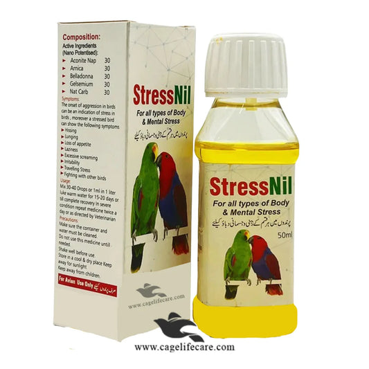Stress Nil – Natural Stress Reliever for Birds English Guide