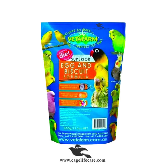 Superior Egg And Biscuit Formula – Premium Nutritional Blend - Dry Egg Food for birds Special Birds Food