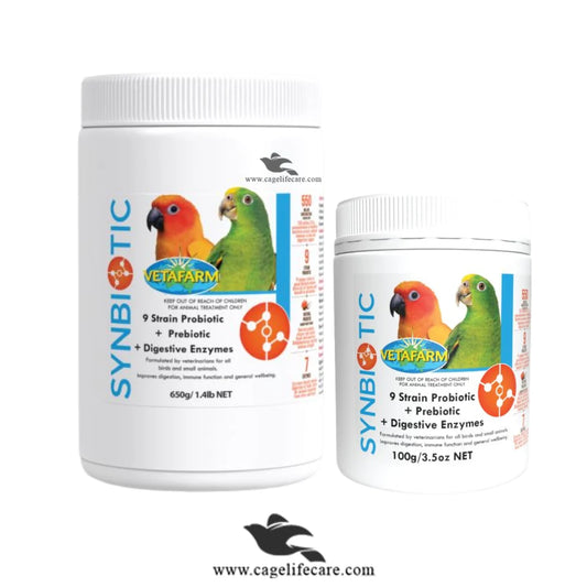 Synbiotic Avian (9-Strain Probiotic + Prebiotic + Digestive Enzymes)