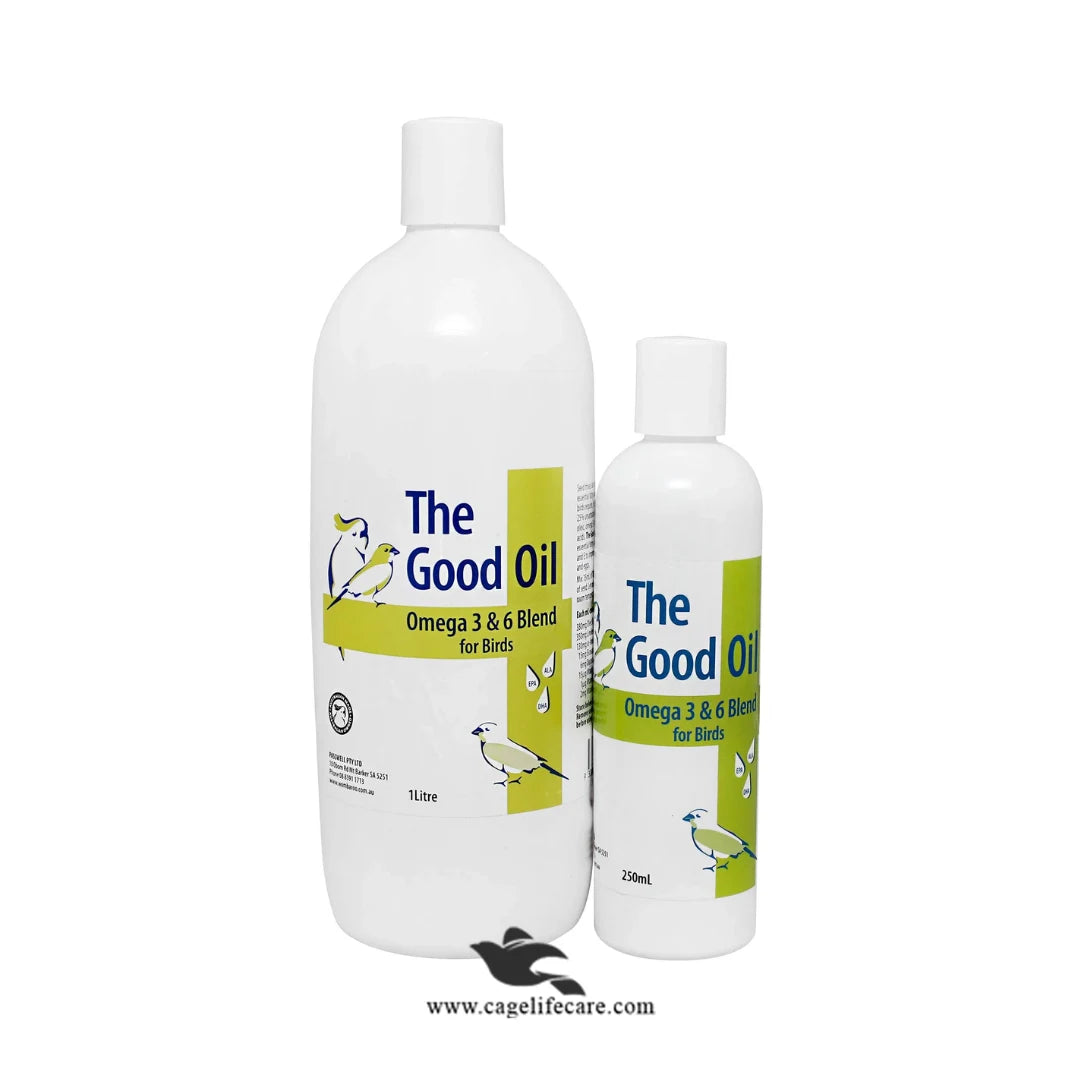 The Good Oil – Omega 3 & 6 Blend for Birds