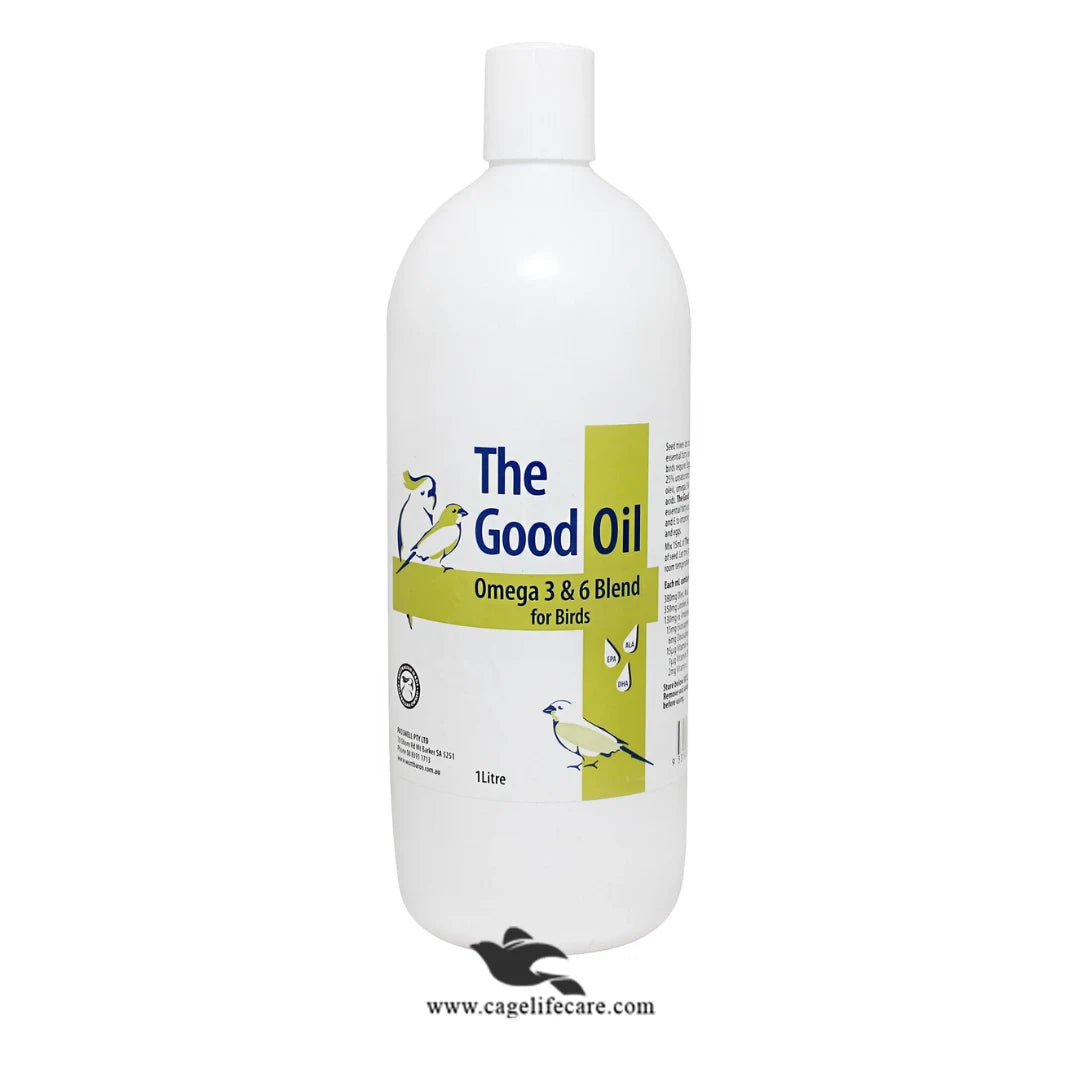 The Good Oil – Omega 3 & 6 Blend for Birds