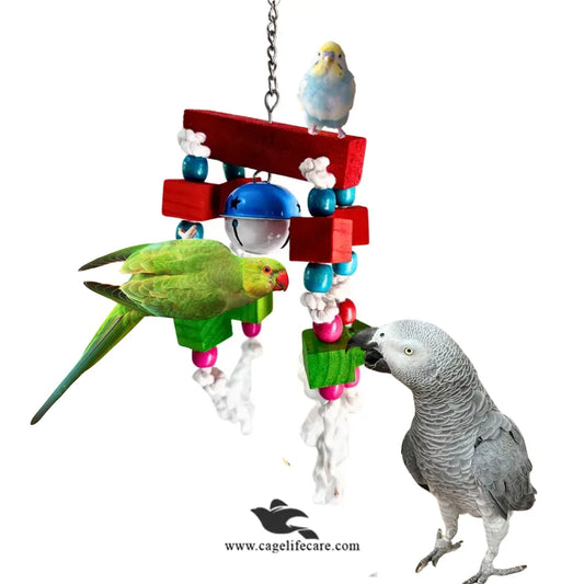 Thread Swing Hanging Bird Toy