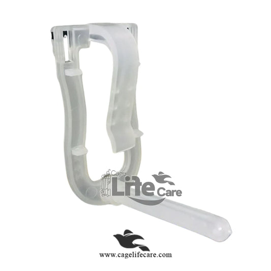 Transparent Cuttlefish Bone Holder – Finch & Canary Feeder
