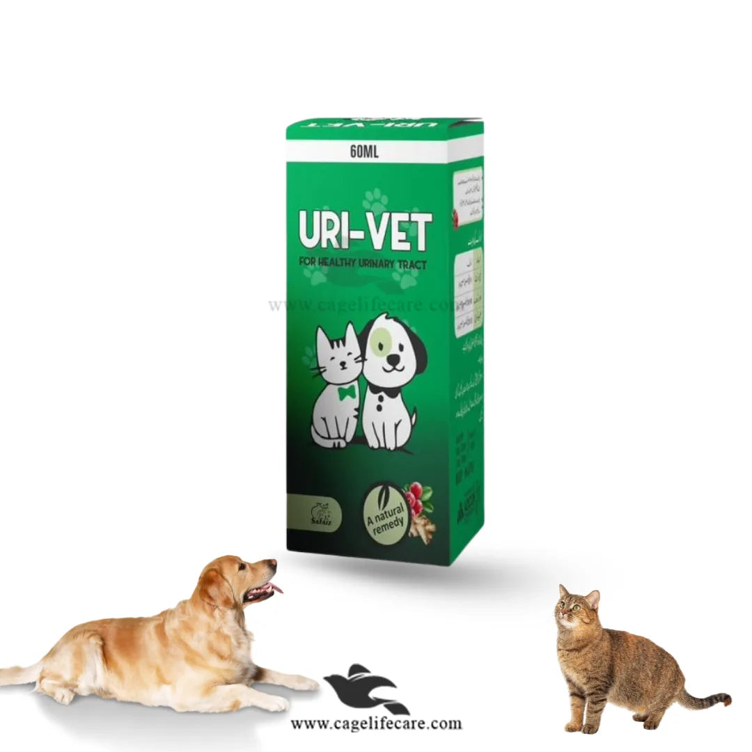 URI-VET Syrup 60ml for Pets – Healthy Urinary Tract Support for Cats & Dogs