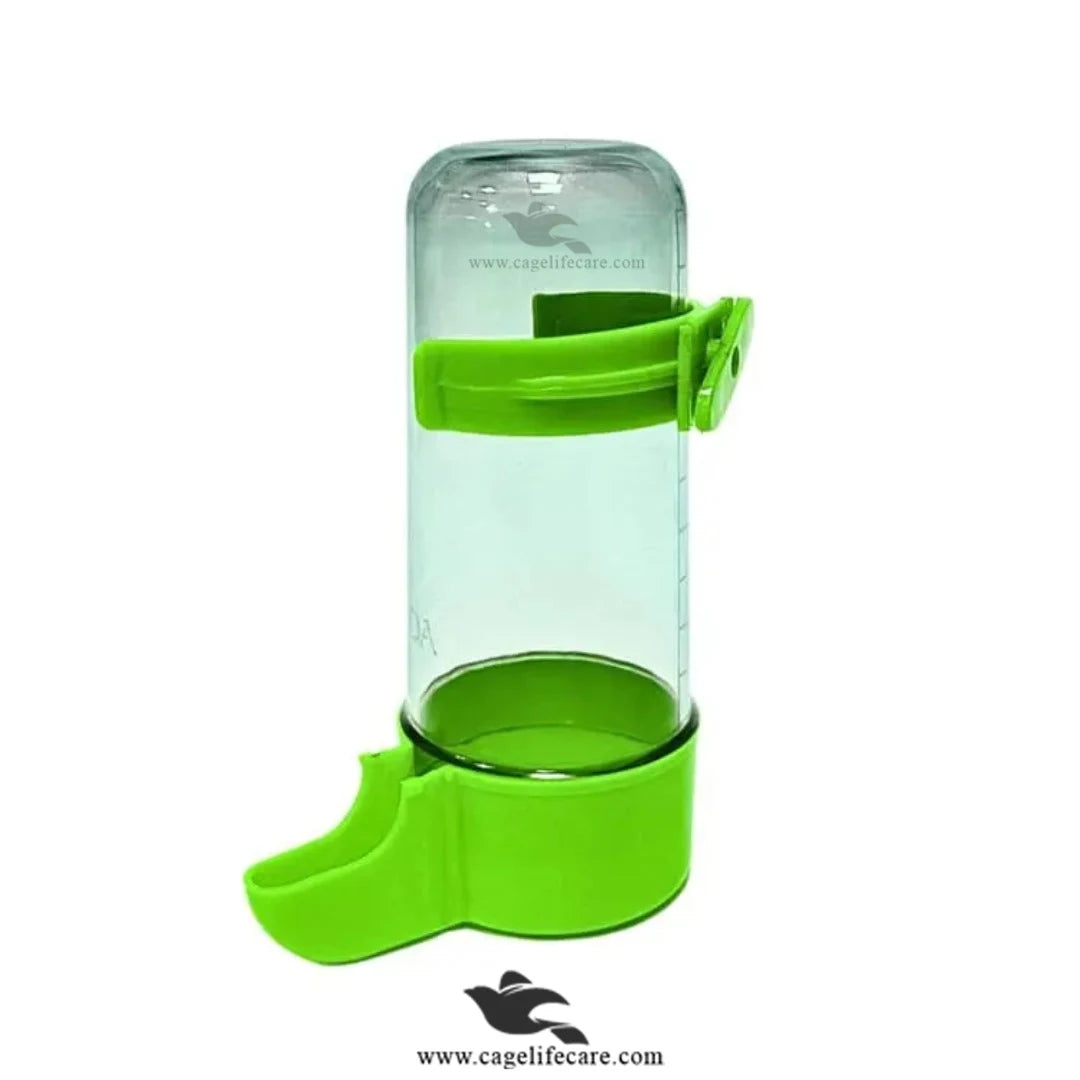 Unbreakable 200ml Water Drinker For Small Birds Green