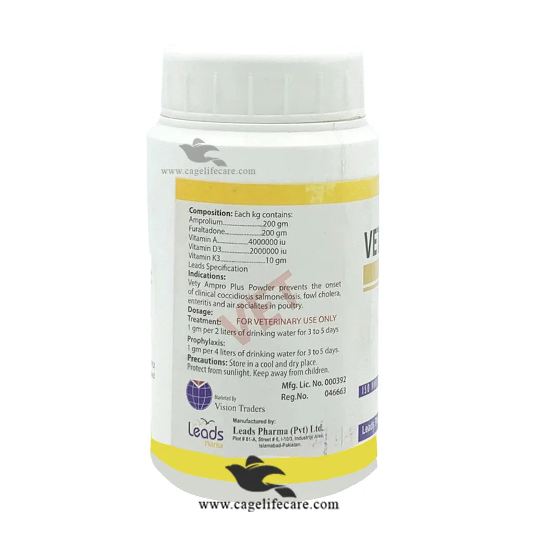 Vety Ampro – Coccidiosis & Bacterial Infection Control for Poultry