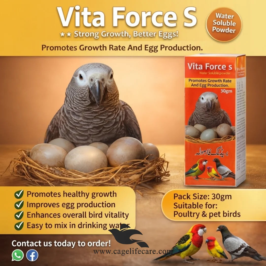 Vita Force S water soluble supplement for poultry and pet birds