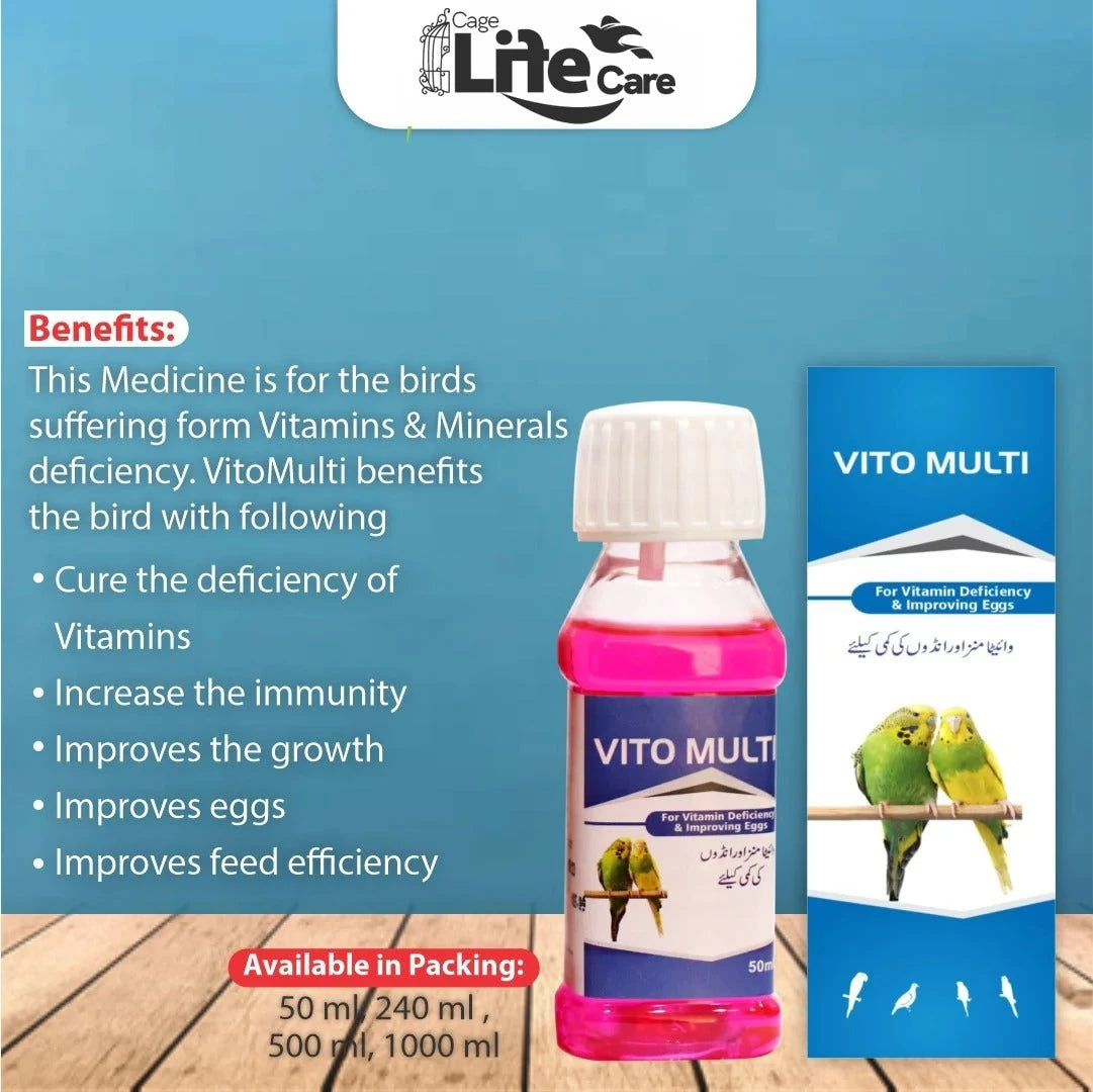Vito Multi – Essential Vitamins & Minerals for Birds