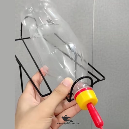 Wall Mounted 1L Bottle Feeder Stand for Goats, Sheep & Lambs