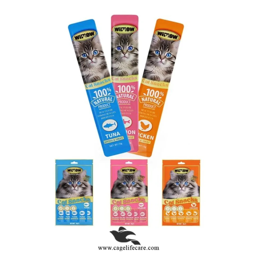 Wimow Creamy Cat Treat – Chicken, Tuna & Salmona 75g