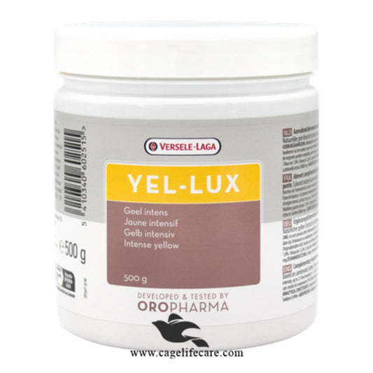 Yel-Lux Intensive Yellow Colouring Supplement for Birds OROPHARMA Versele-laga