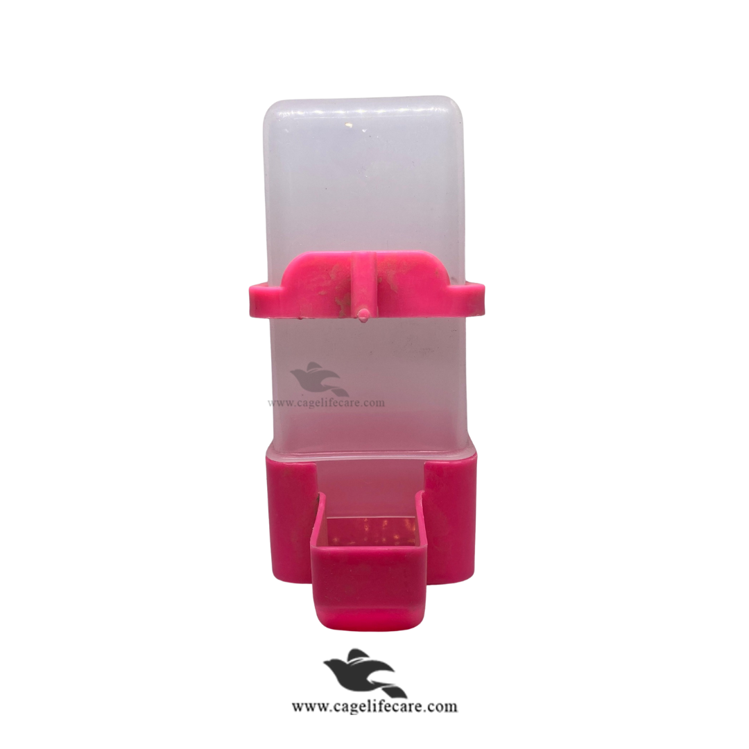 480ml Square Water & Seeds Feeder for Birds Pigeons & Poultry