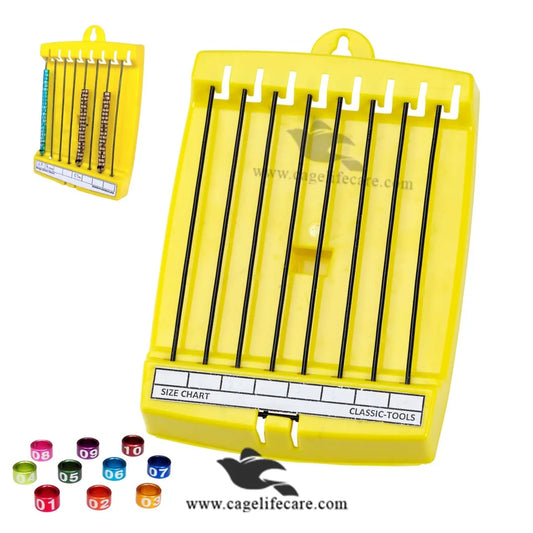 Bird Ring Holder – 2-8MM Organizer (200 Rings Holder)