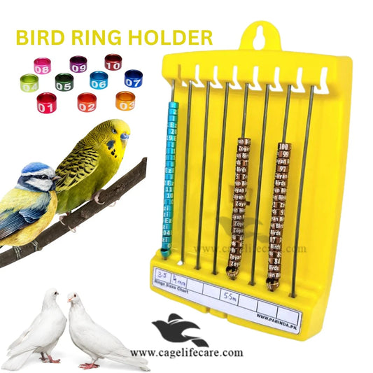 Bird Ring Holder – 2-8MM Organizer (200 Rings Holder)