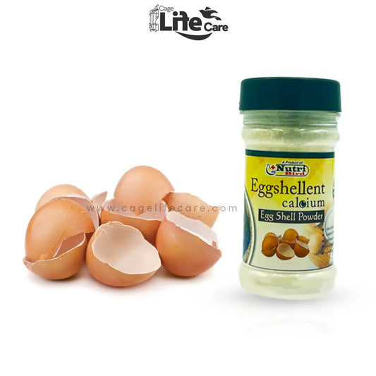 Egg Shell Powder for Birds - Natural Calcium Supplement for Strong Bones & Healthy Growth
