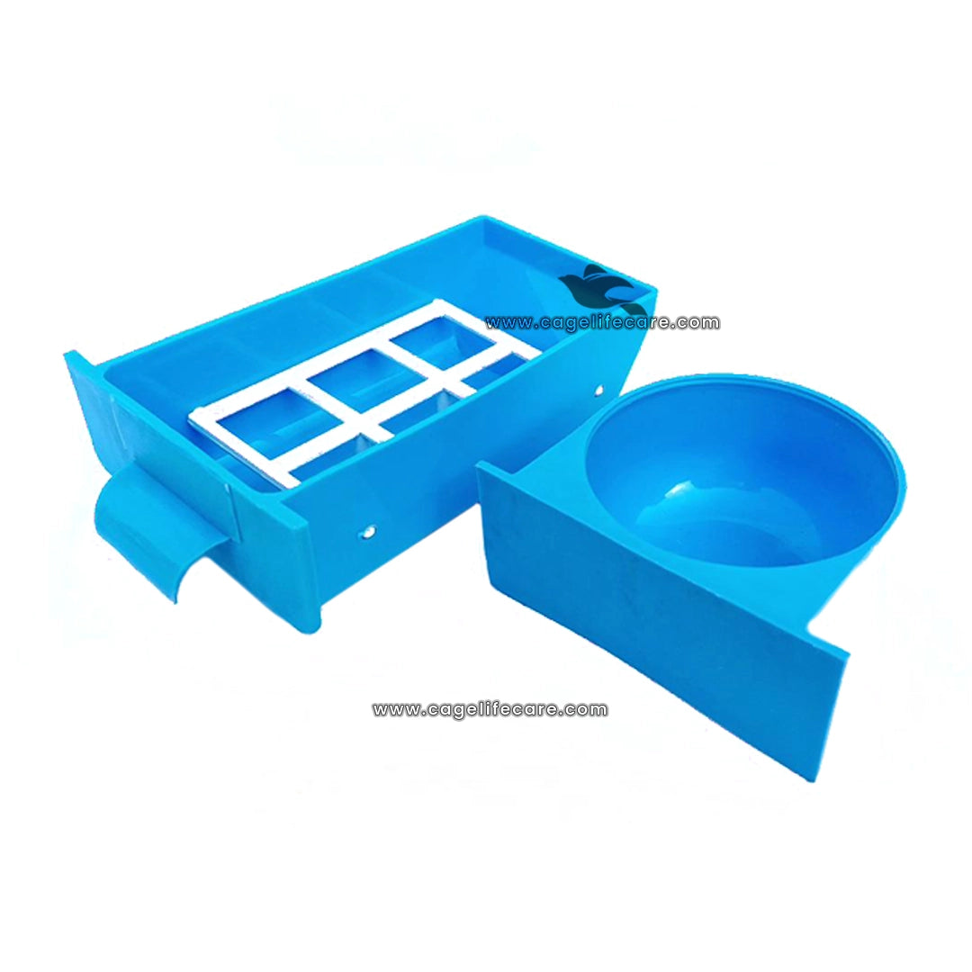 Lovebird Seed & Water Pot